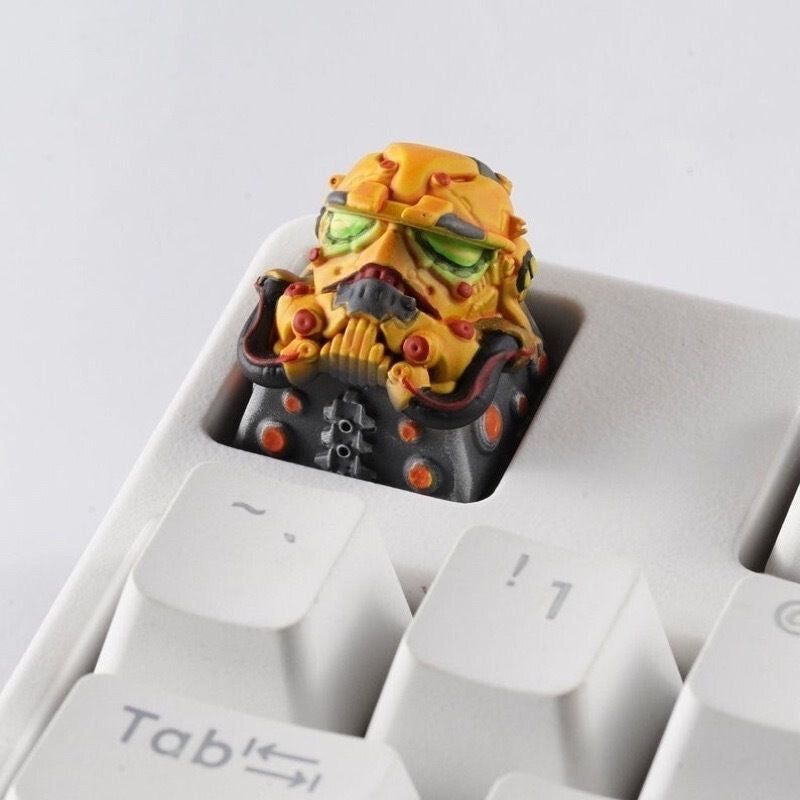 Unpainted Cyberpunk Trooper Key cap