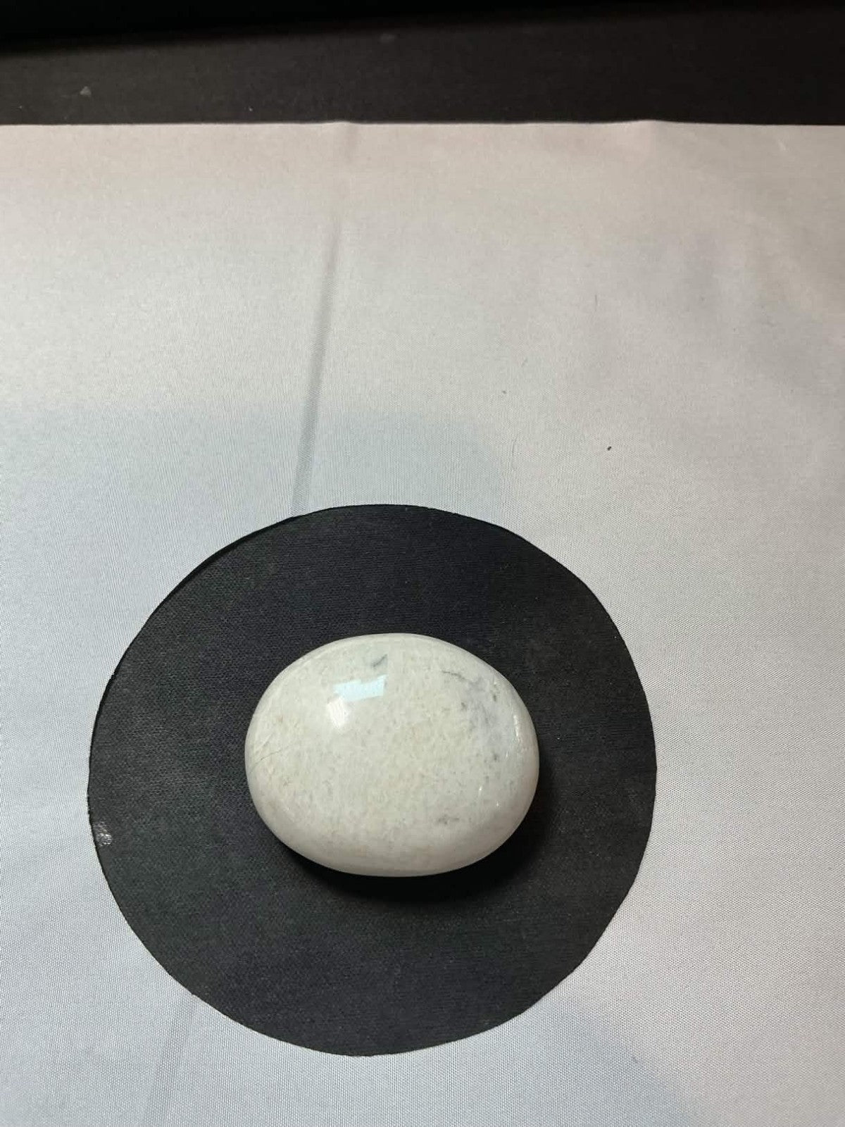 Scolecite, a white hydrated calcium silicate mineral