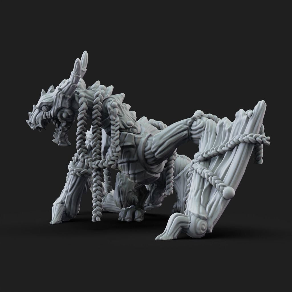 Unpainted Dragon Puppet
