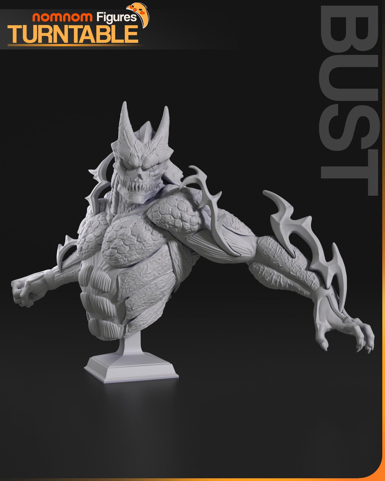 Unpainted Nom Nom Kaiju