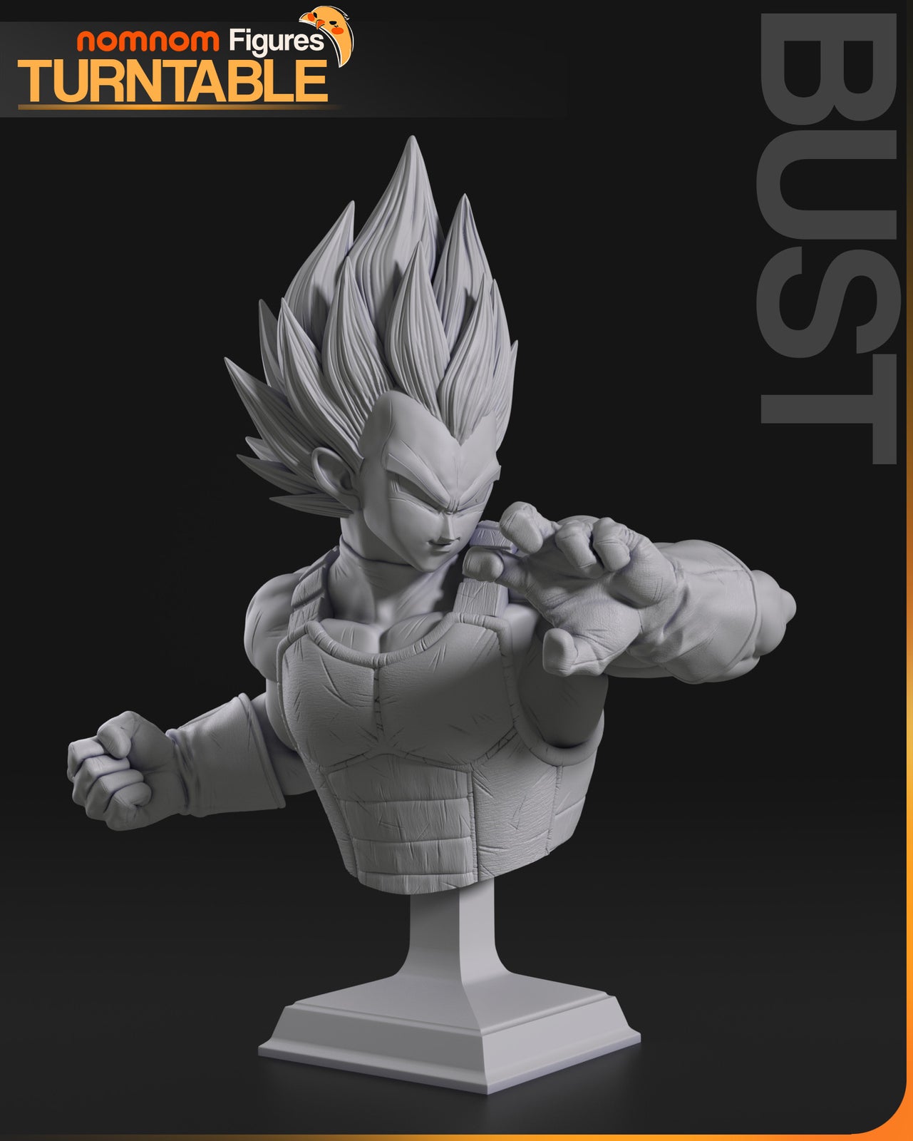 Unpainted Nom Nom Vegeta vs Brody