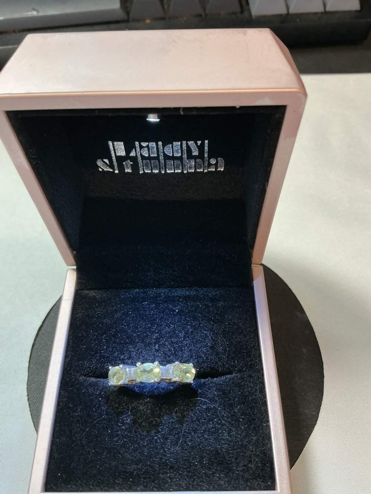 Citrine ring in silver