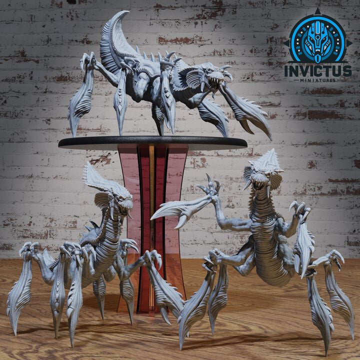 Unpainted Customizable Acklay Set - Amphibious Alien Claw Hugger