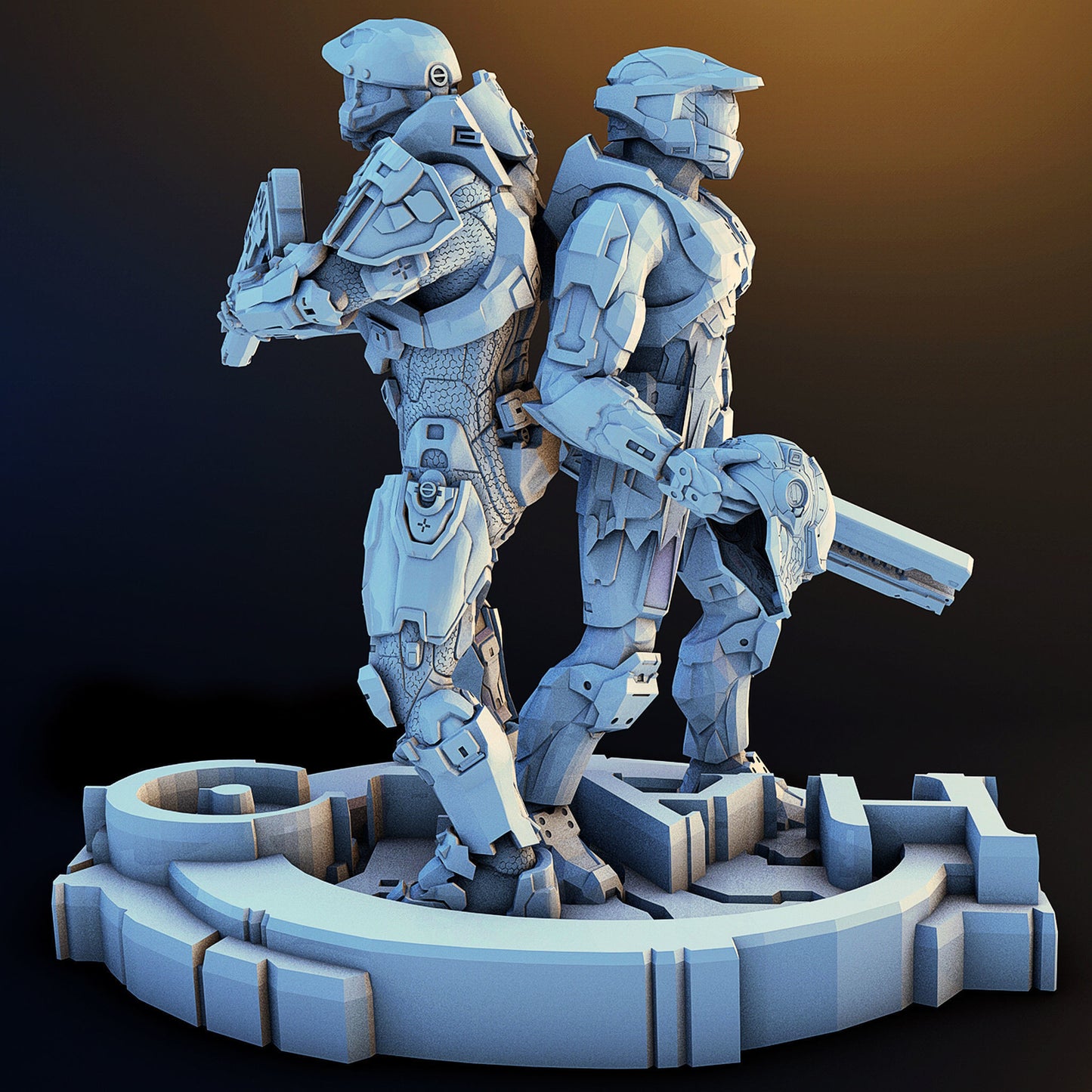 Unpainted Halo war