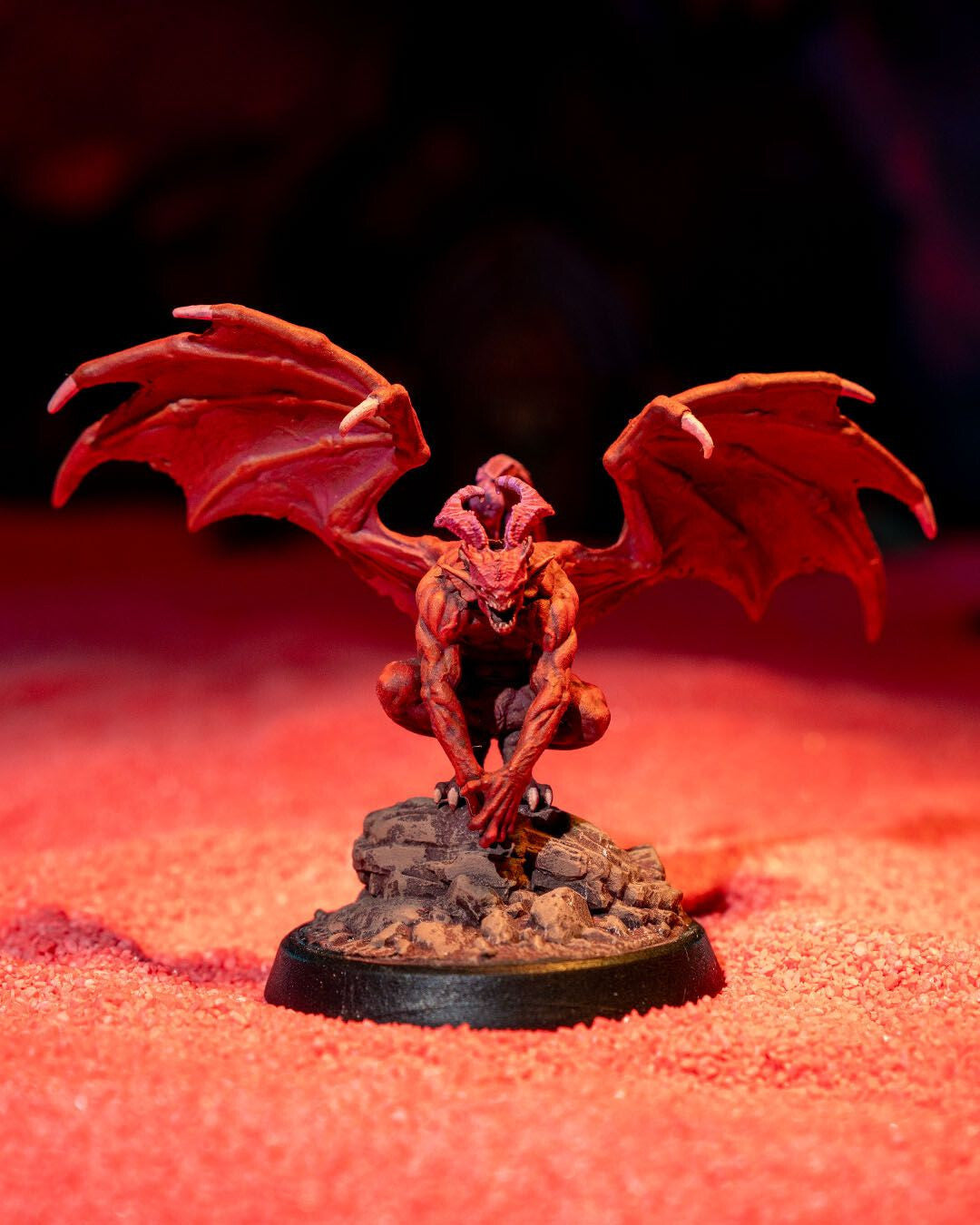 Unpainted Winged Demon
