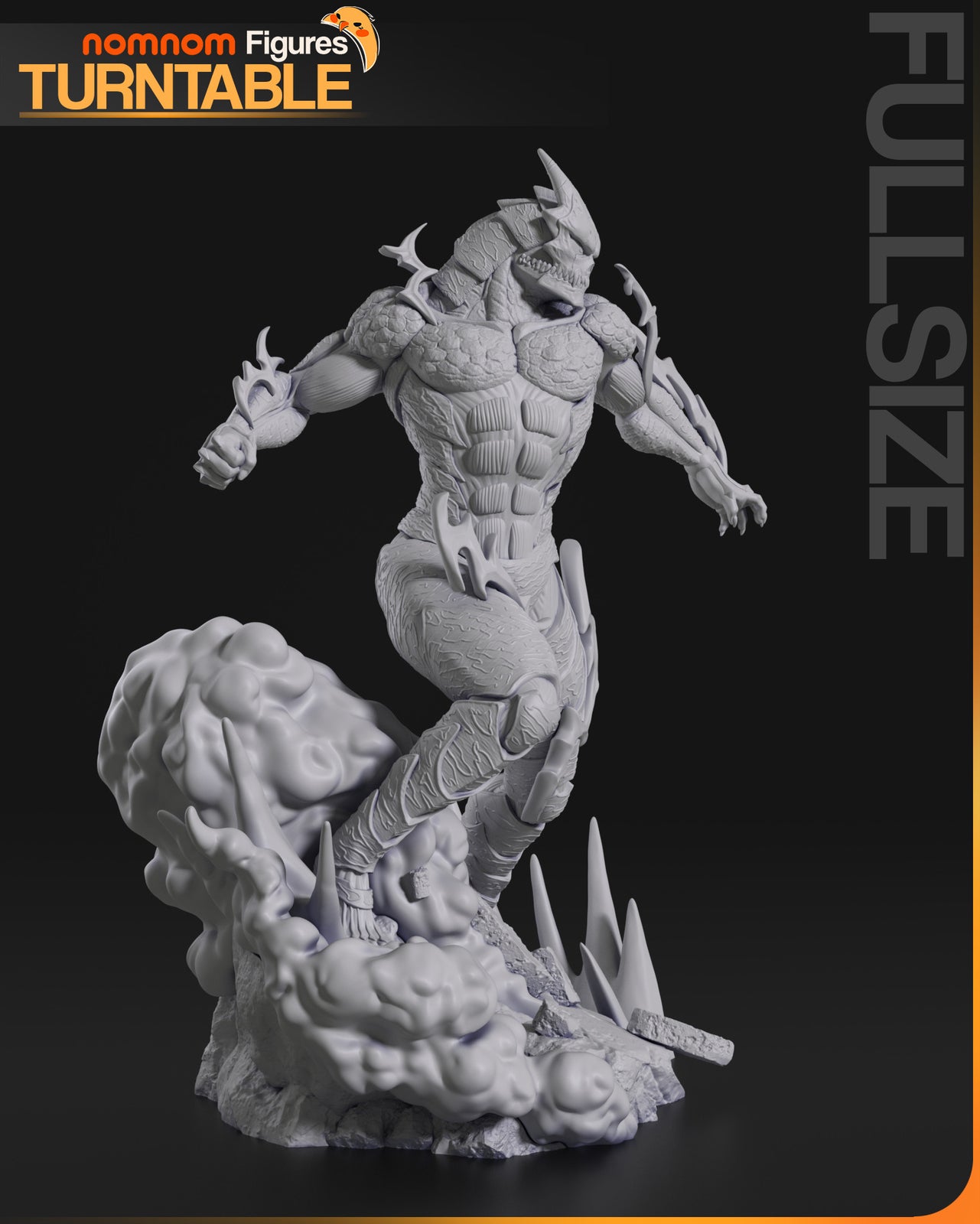 Unpainted Nom Nom Kaiju
