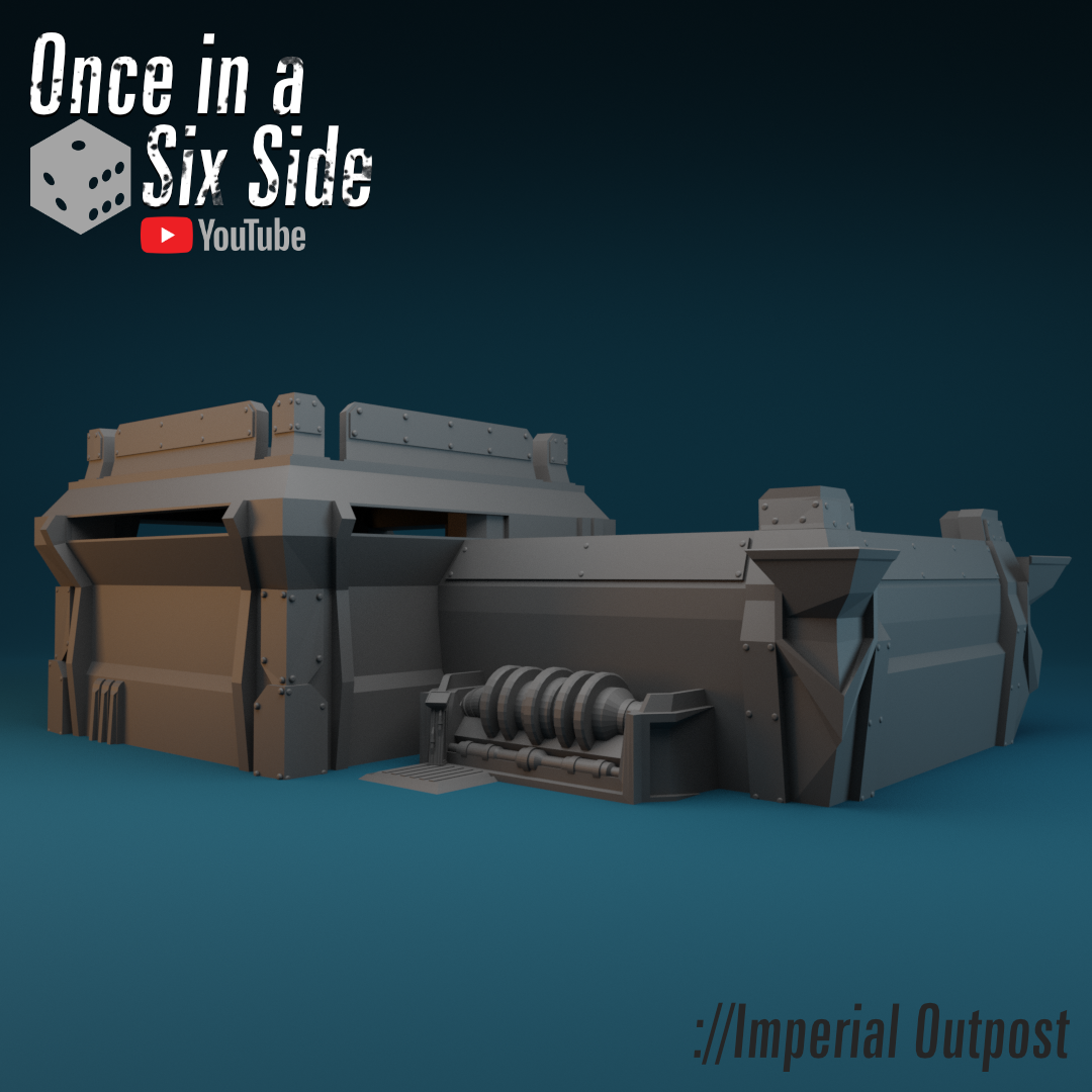 Unpainted Imperial Outpost