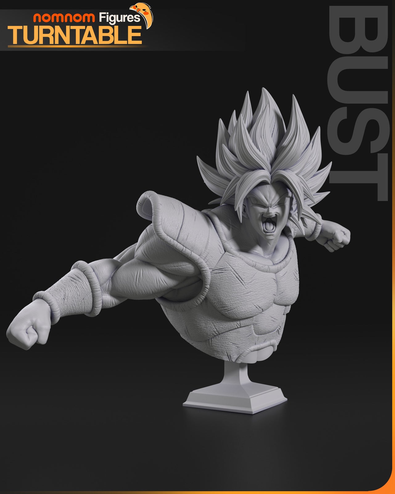 Unpainted Nom Nom Vegeta vs Brody