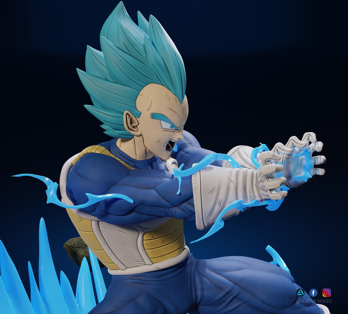 Unpainted Vegeta