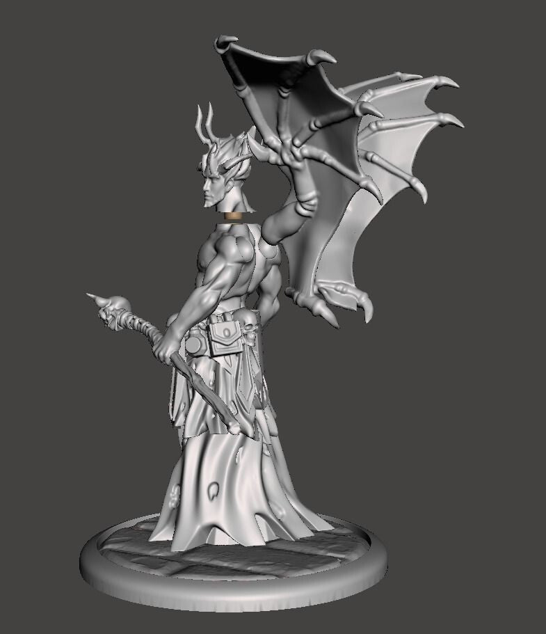 Unpainted Demon mage Sorcerer