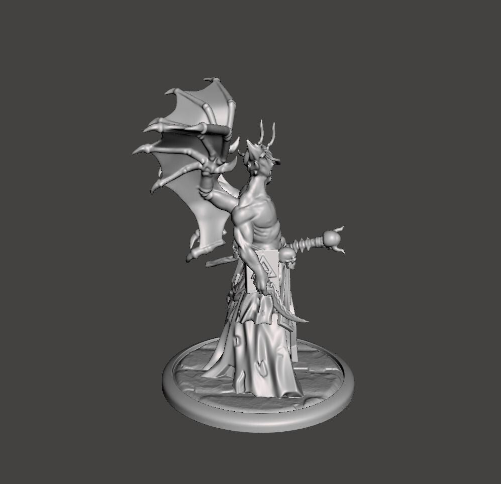 Unpainted Demon mage Sorcerer