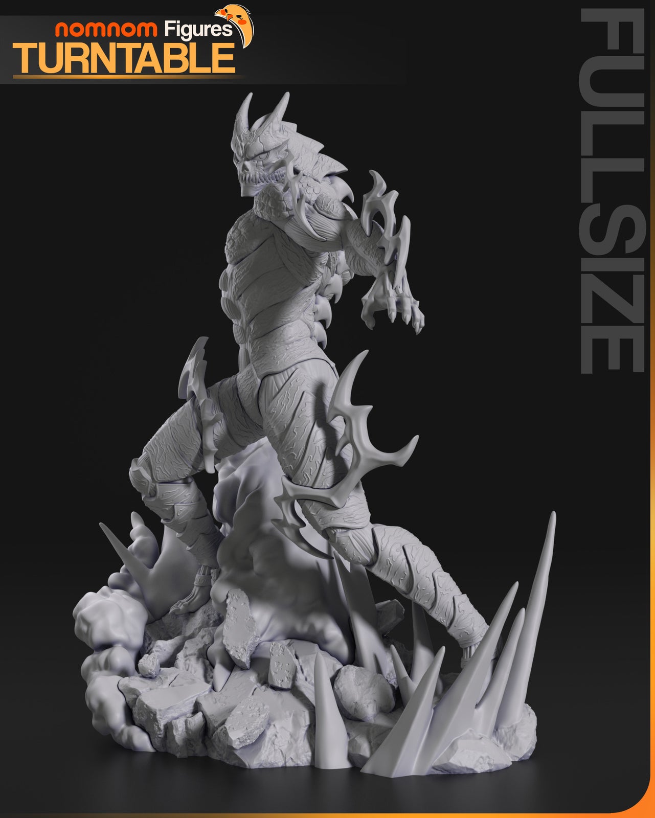 Unpainted Nom Nom Kaiju