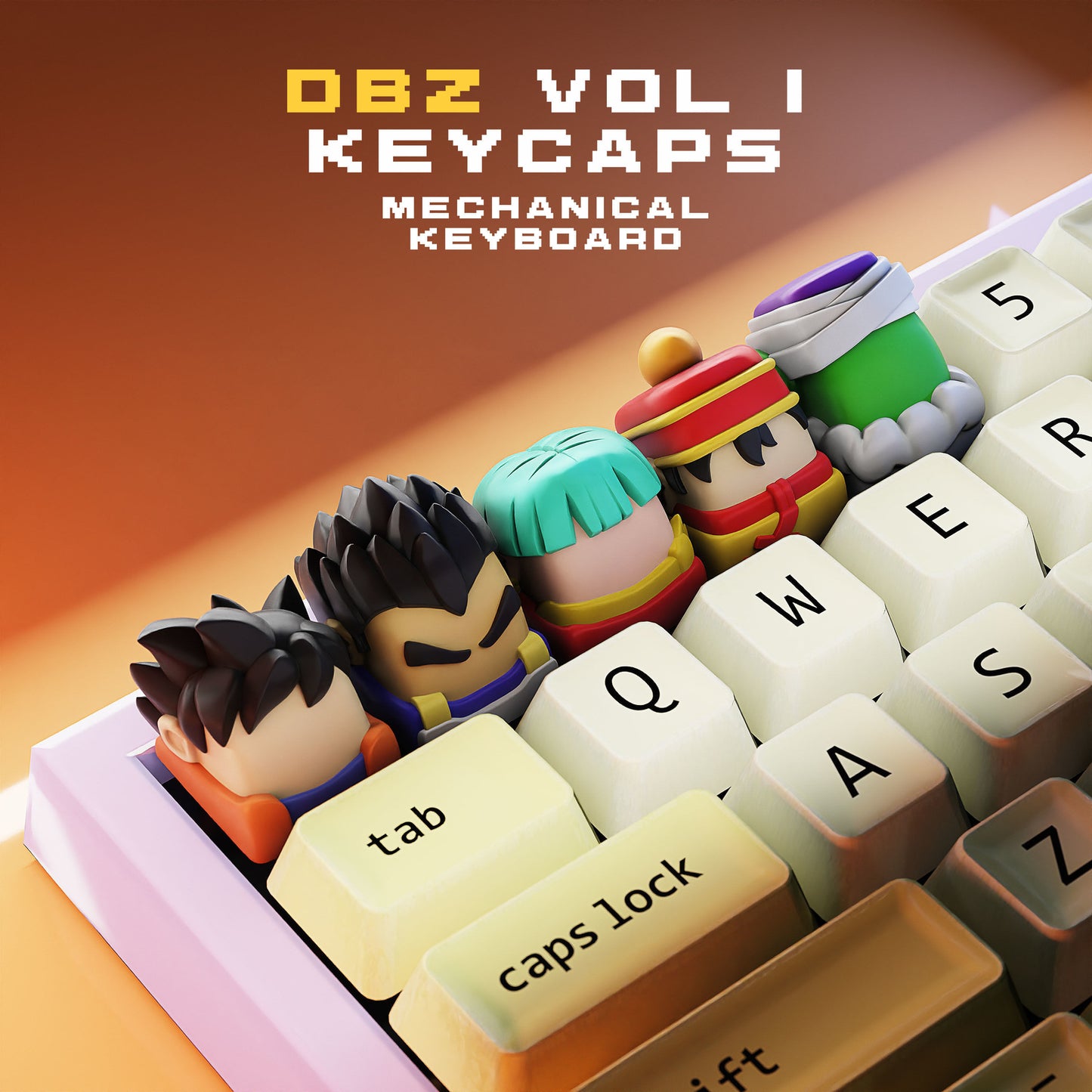 Unpainted Dbz Key caps Vol I - Dragon ball -