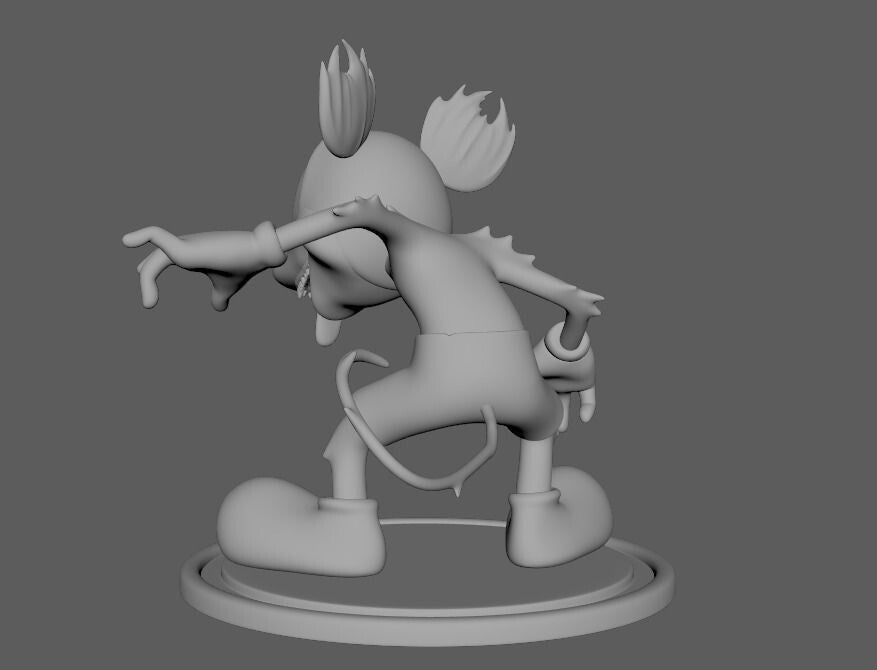 Unpainted Runaway Brain Mickey