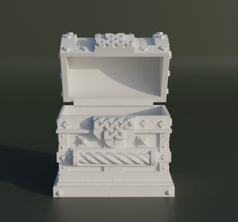Unpainted DnD Dice Box