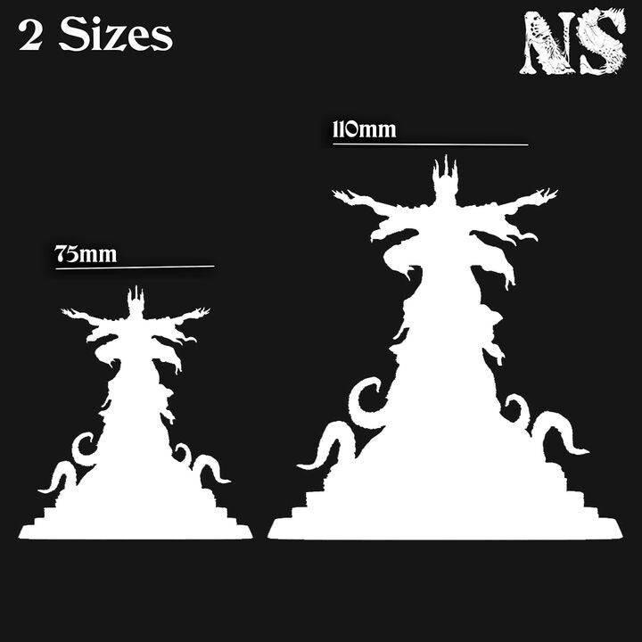 Unpainted Eerie 3D Printable Hastur Model - The King in Yellow Miniature