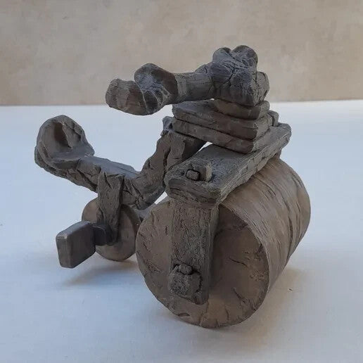 Unpainted Rockbiter Articulated Bike W/O Rockbiter