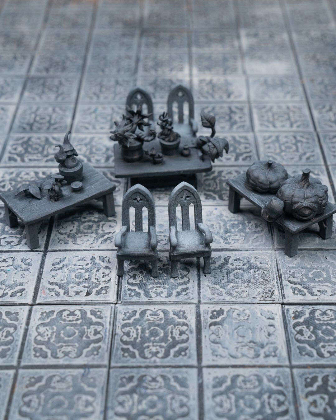 Unpainted Props - The Bestiarium of The Mad Scholar