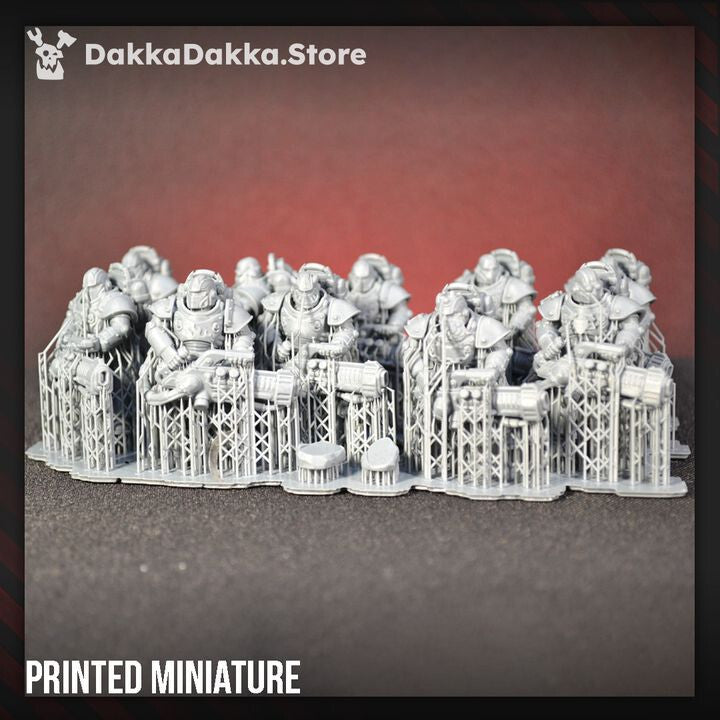 Unpainted Ignisaurus Miniature Army Set - Clan Team Pulsarum (x10)