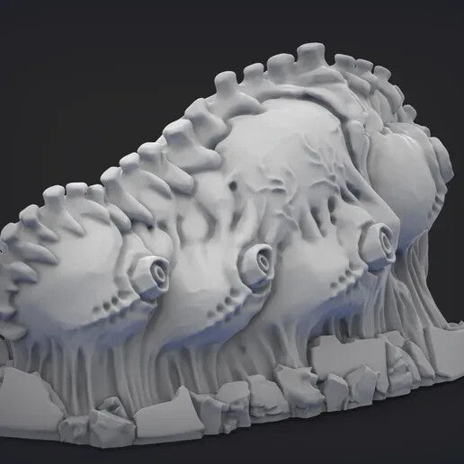 Unpainted Space Bug Table Top Terrain
