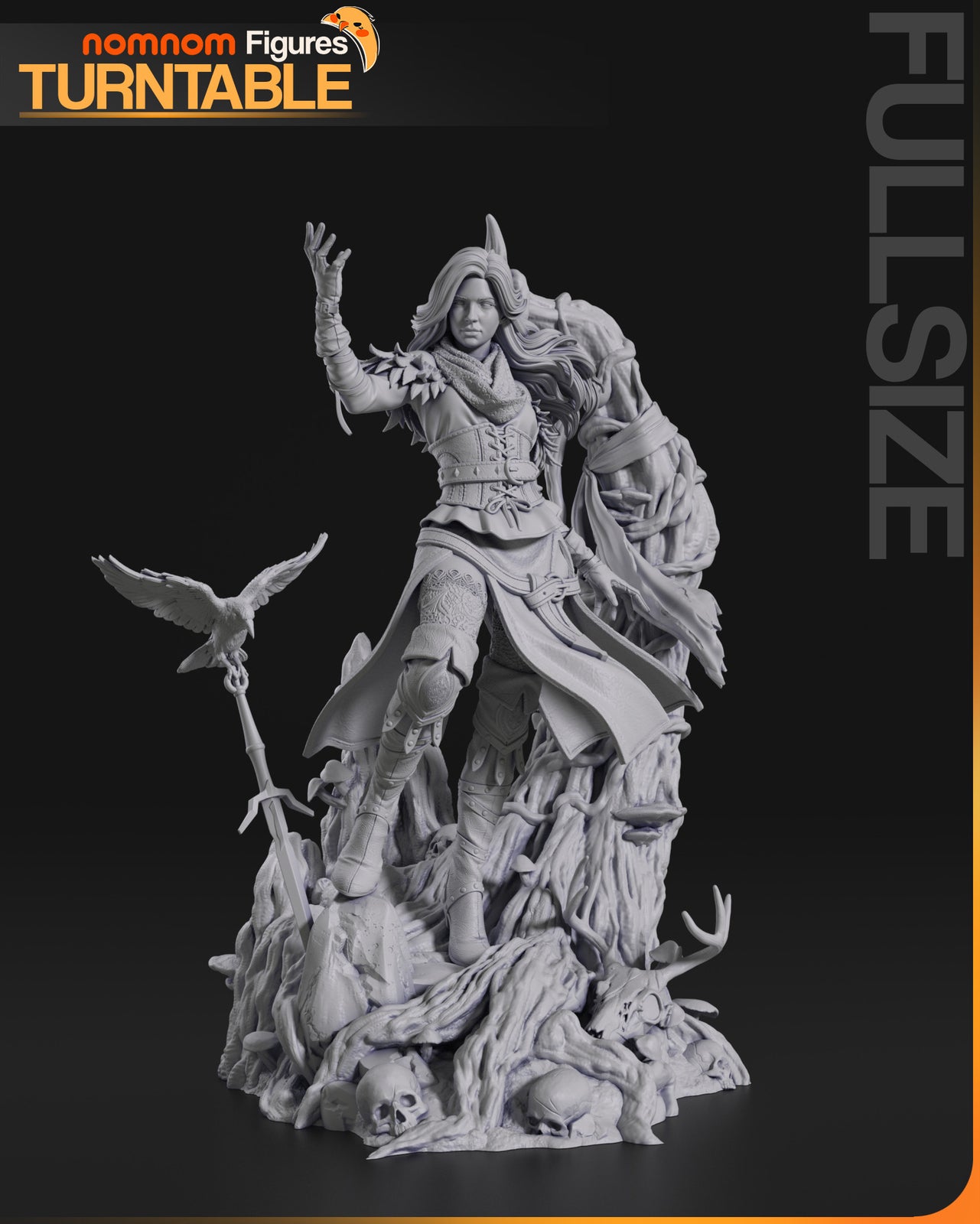 Unpainted Nom Nom Yennefer - Witcher