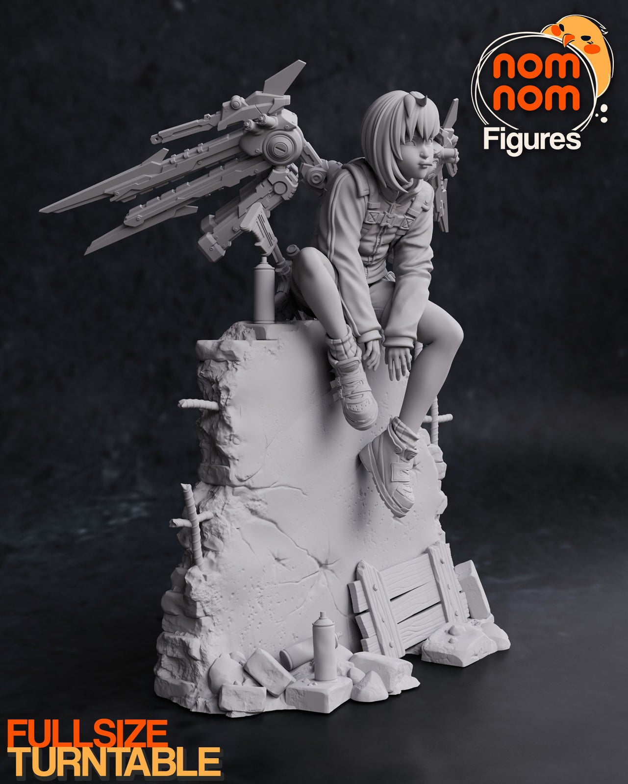 Unpainted Nom Nom Valrie a Nom Nom Original