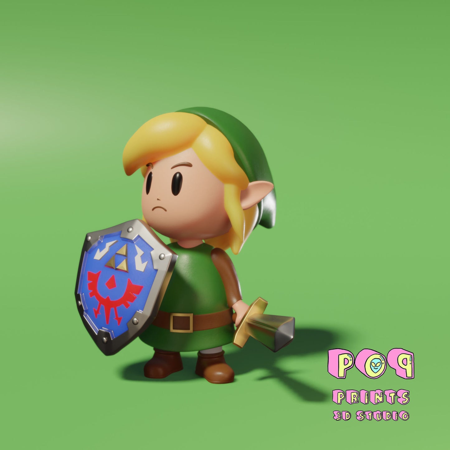 Unpainted Link s Awakening Cartoon LINK