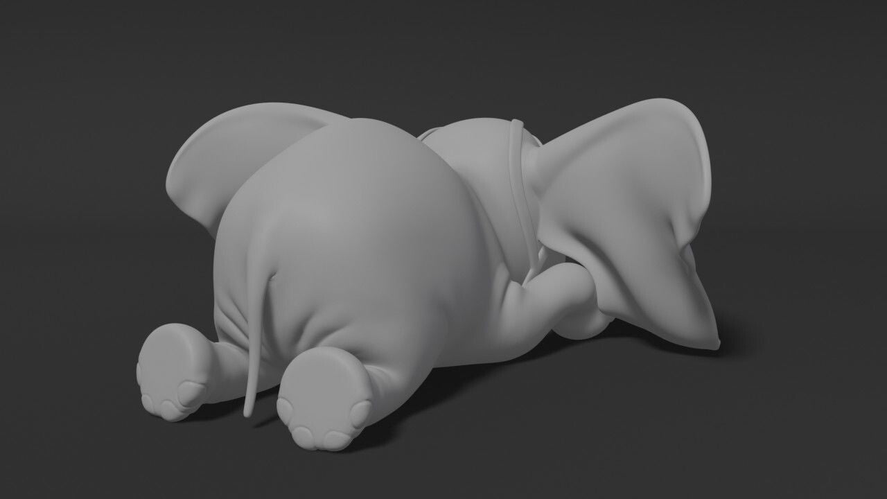 Unpainted Baby Dumbo