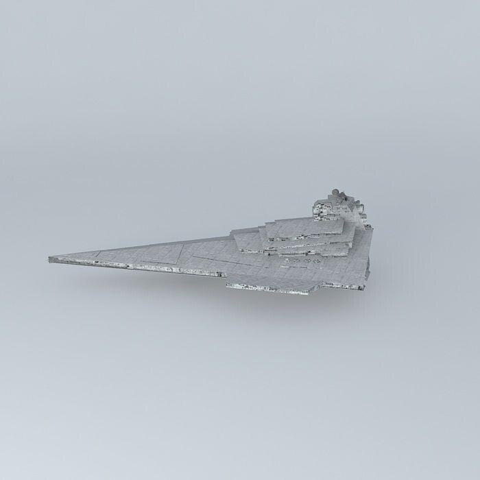 Unpainted Harrow class star destroyer