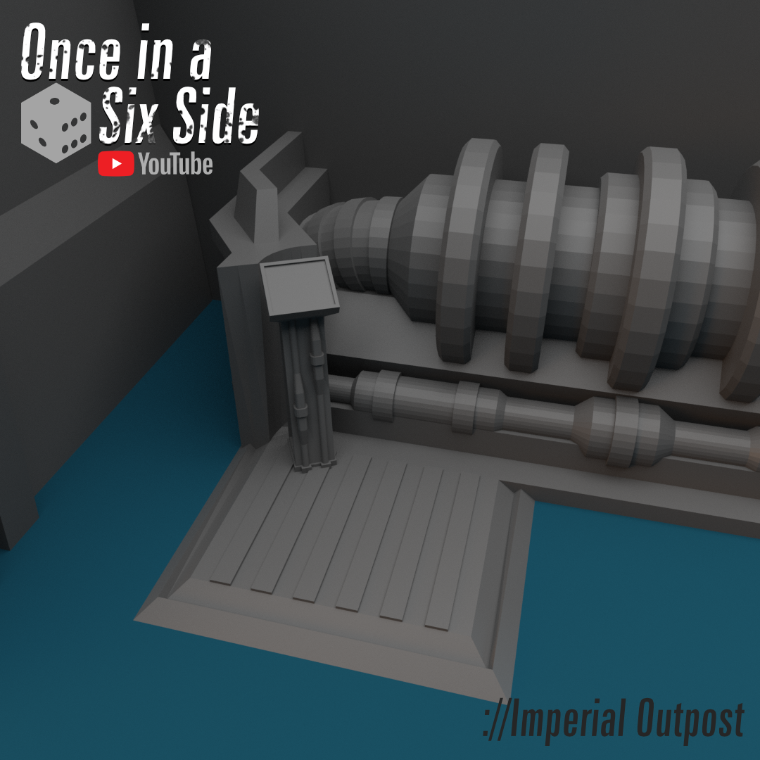 Unpainted Imperial Outpost