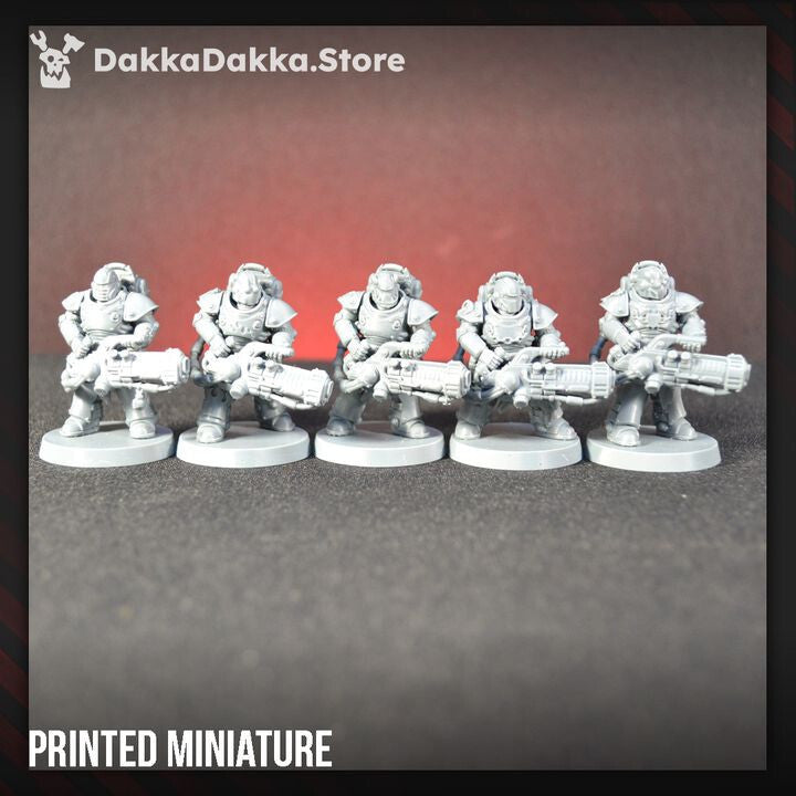 Unpainted Ignisaurus Miniature Army Set - Clan Team Pulsarum (x10)