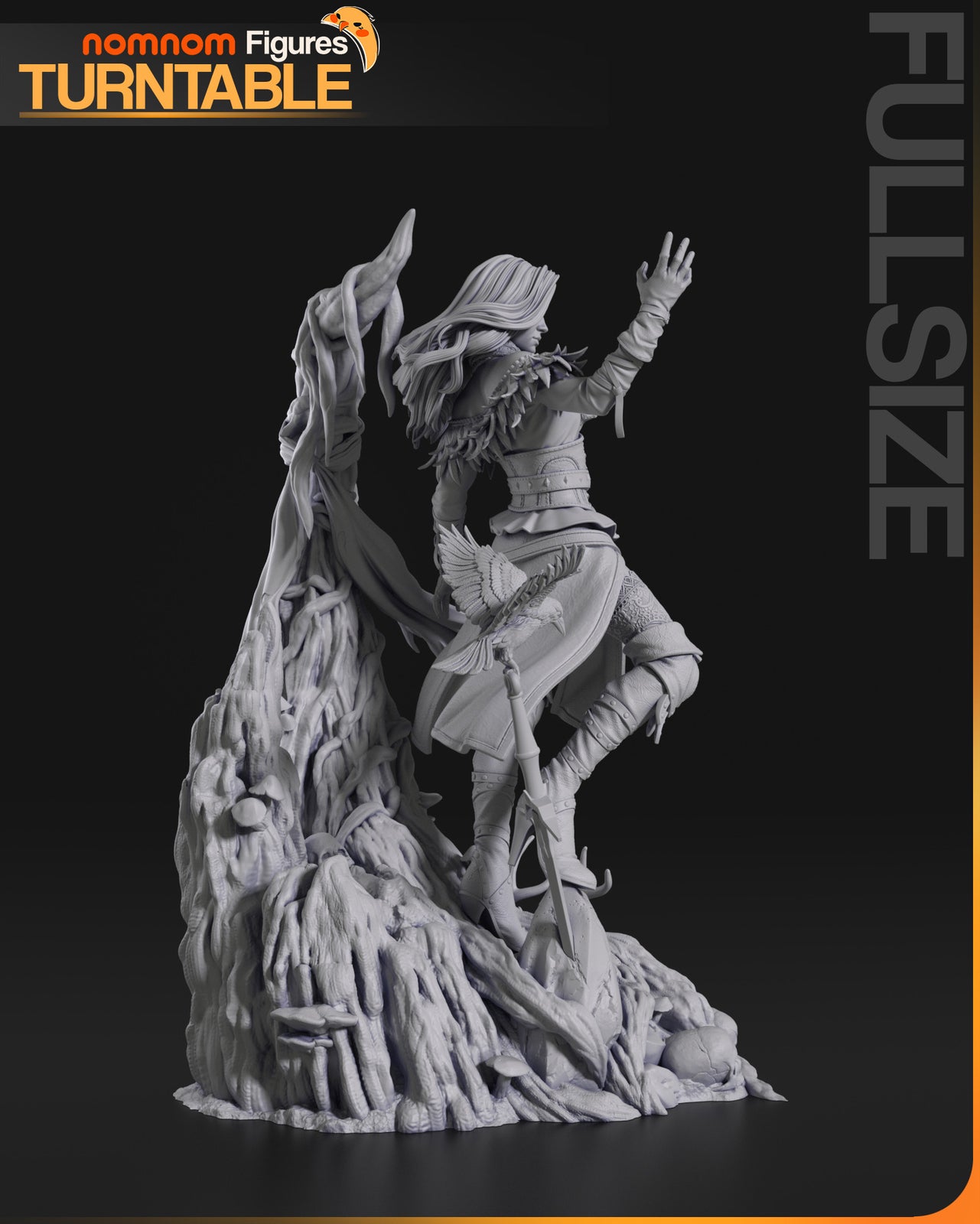 Unpainted Nom Nom Yennefer - Witcher