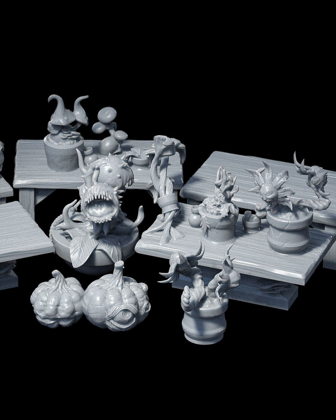 Unpainted Props - The Bestiarium of The Mad Scholar