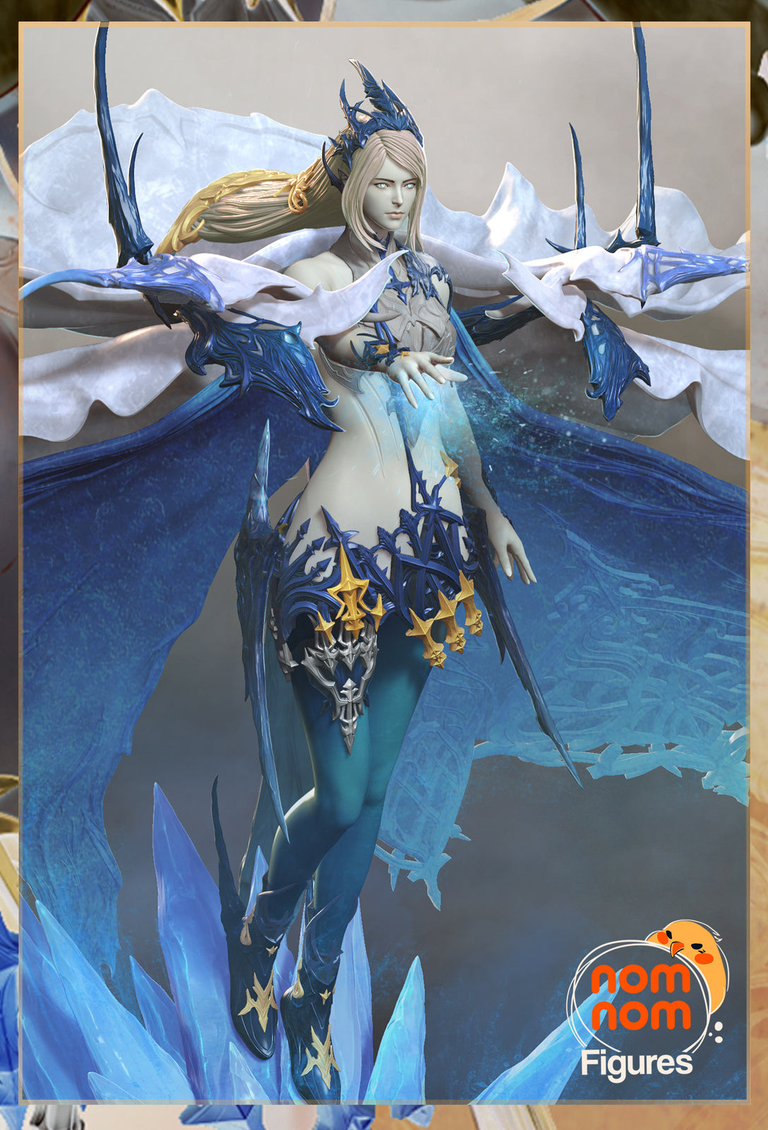 Unpainted Nom Nom Shiva FFXVI
