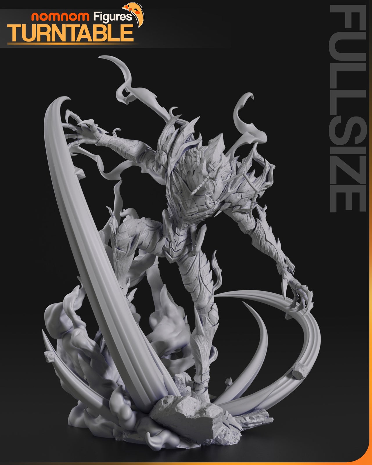 Unpainted Nom Nom Shadow Beru Solo Leveling
