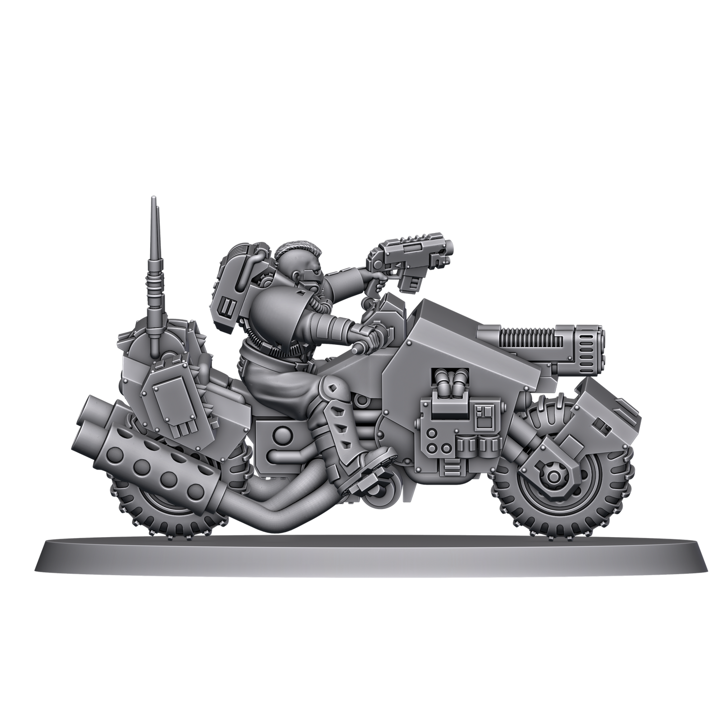 Unpainted Thunder Recon Biker