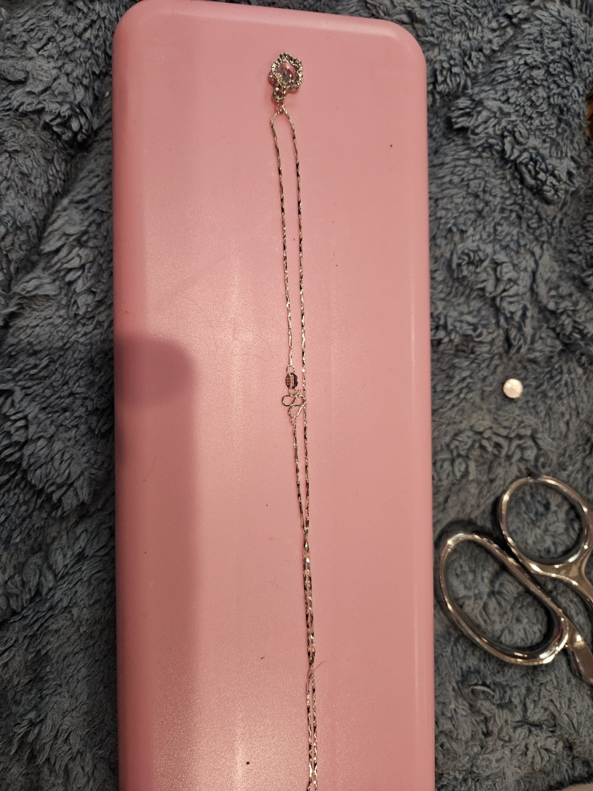 sterling silver necklace with pendant