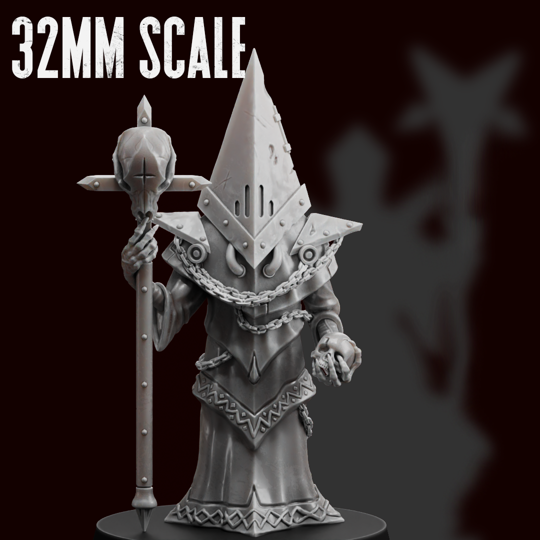 Unpainted Crypthead Pastor Set of 10