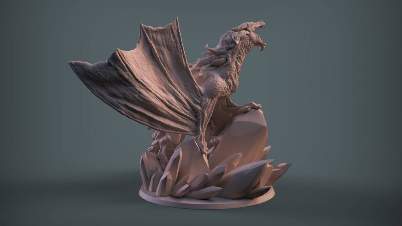 Unpainted Young Air Dragon