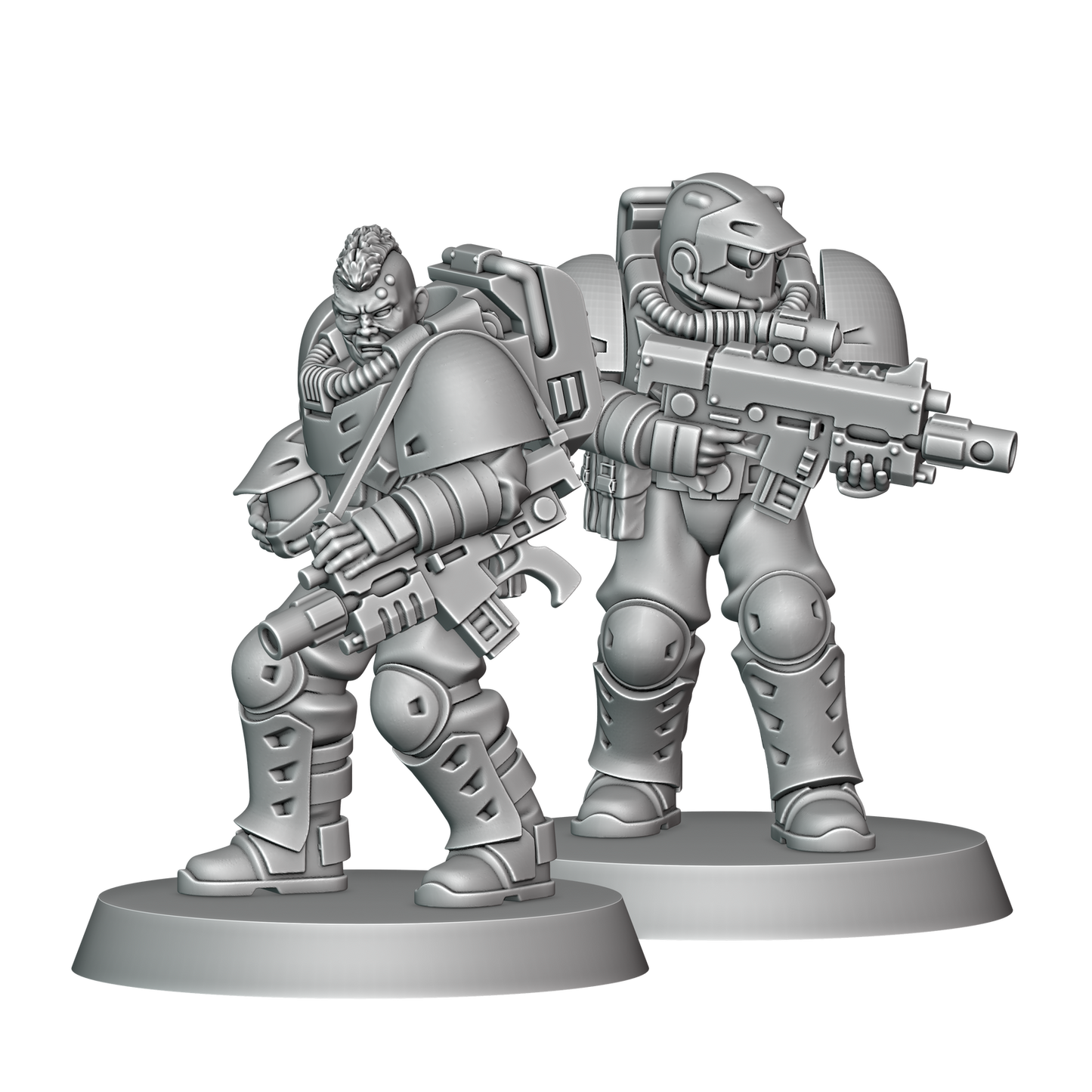 Unpainted Thunder Recon Rangers