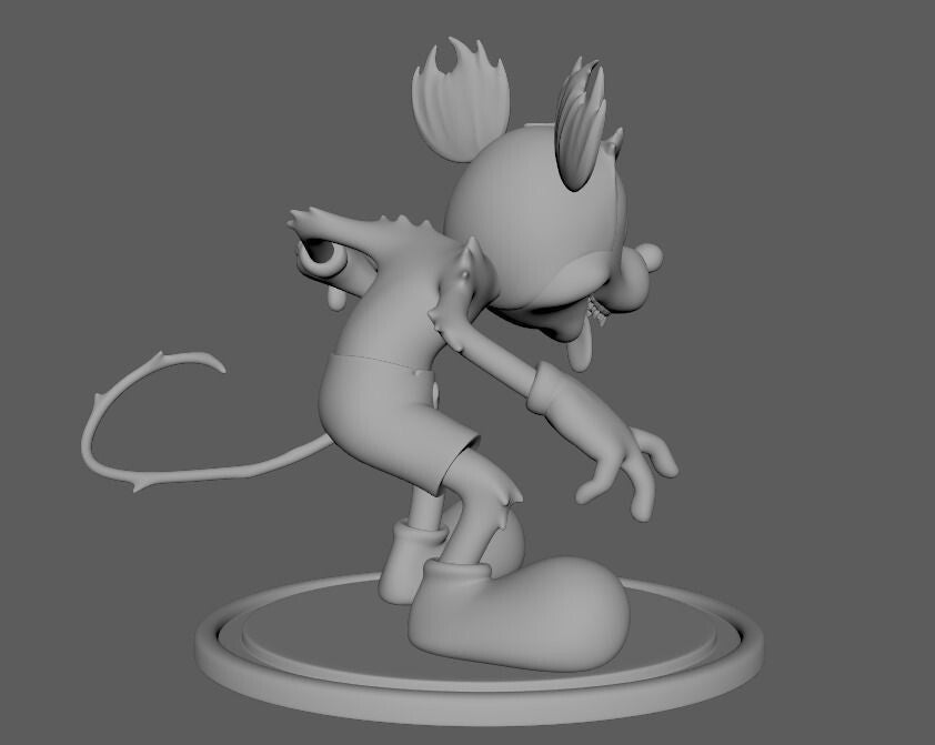Unpainted Runaway Brain Mickey