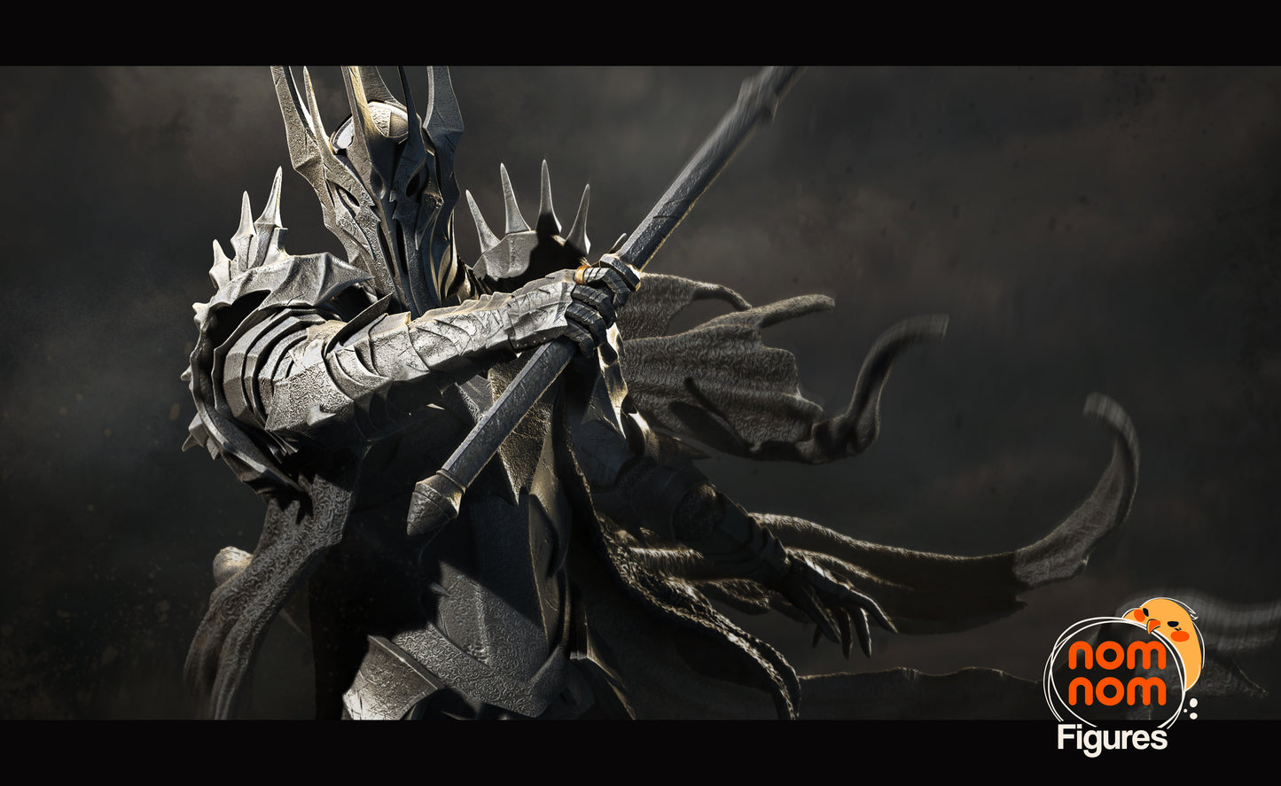 Unpainted Sauron LOTR image 3
