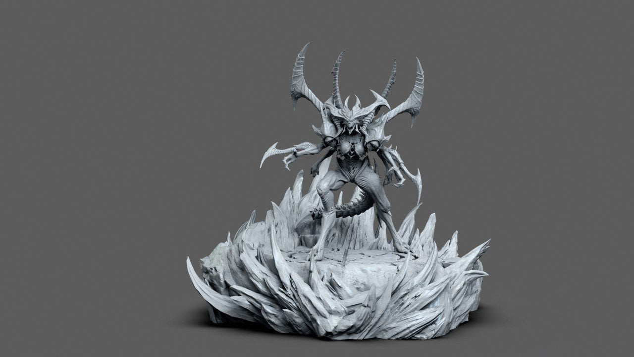 Unpainted Diablo Figure 22 (3”) image 0