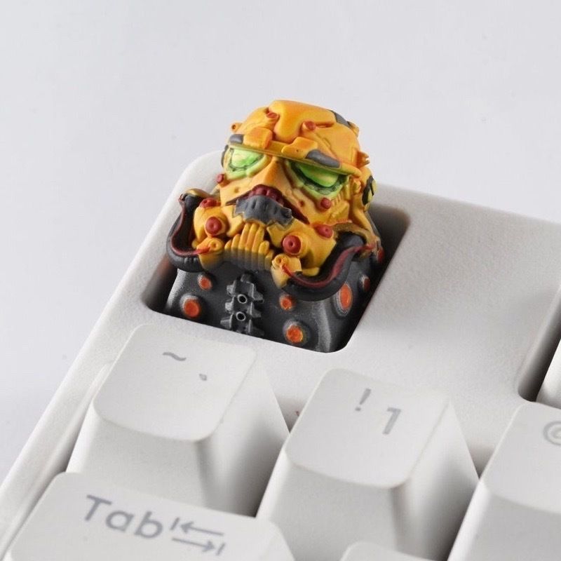 Unpainted Cyberpunk Trooper Key cap image 1