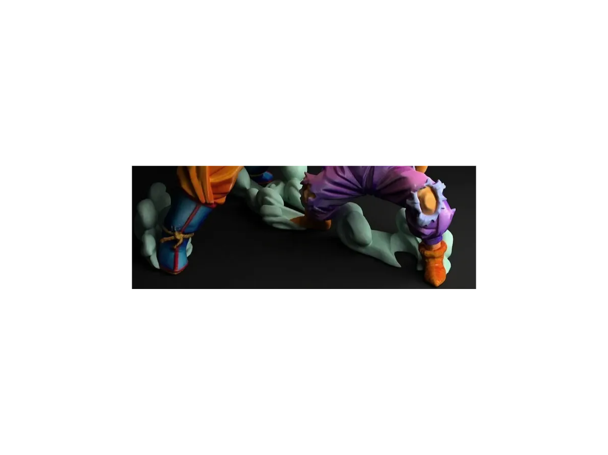 Unpainted Gohan Goku Kameha image 1
