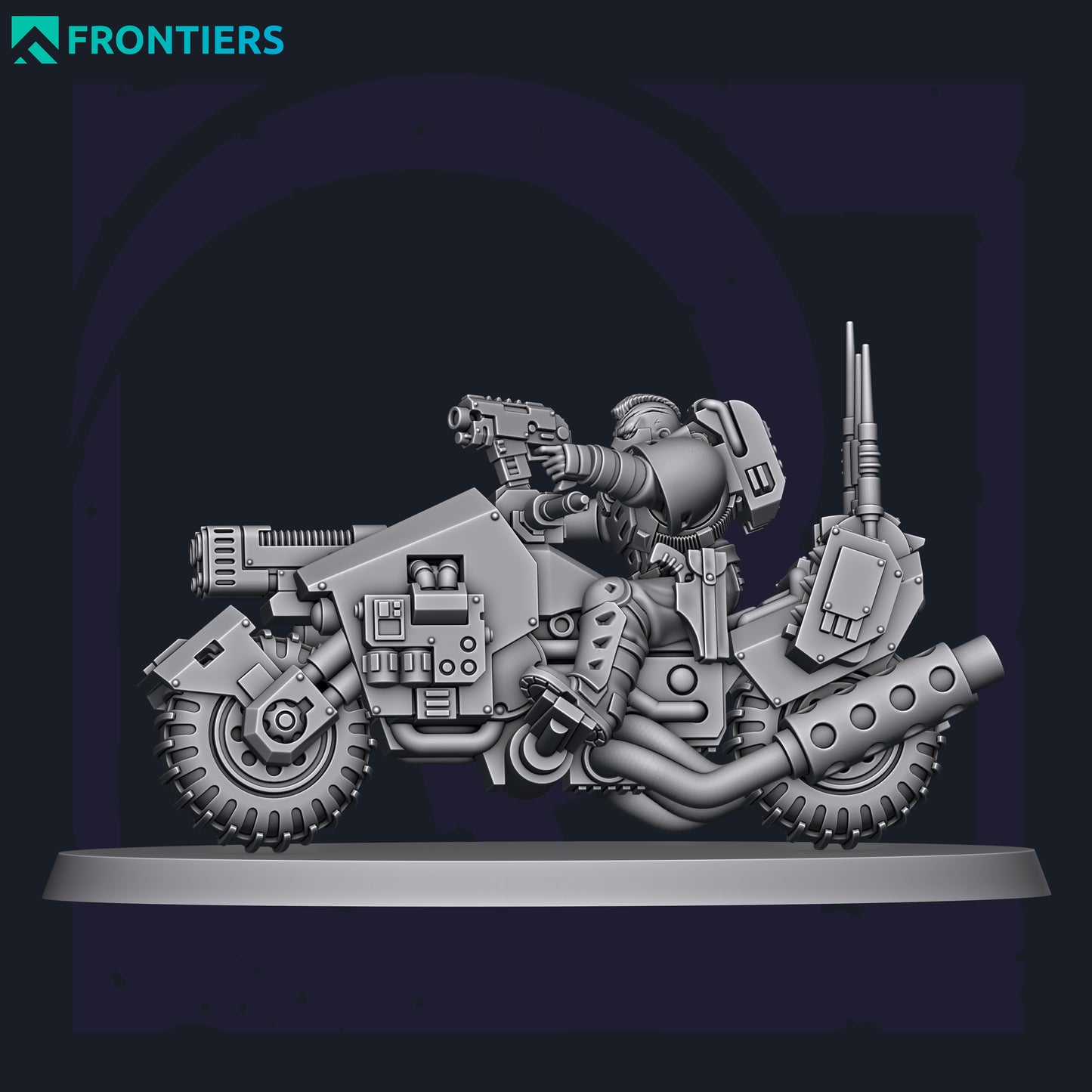 Unpainted Thunder Recon Biker image 4