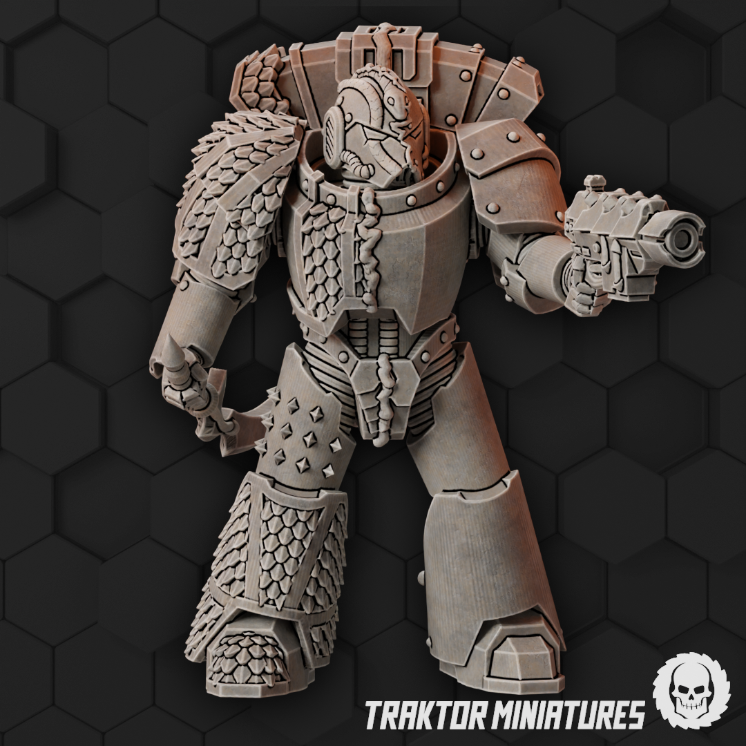 Unpainted Serpent Agents image 0