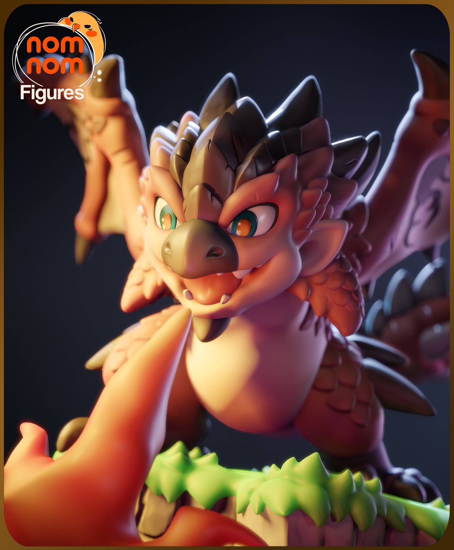 Unpainted Rathalos Chibi Nom Nom image 4
