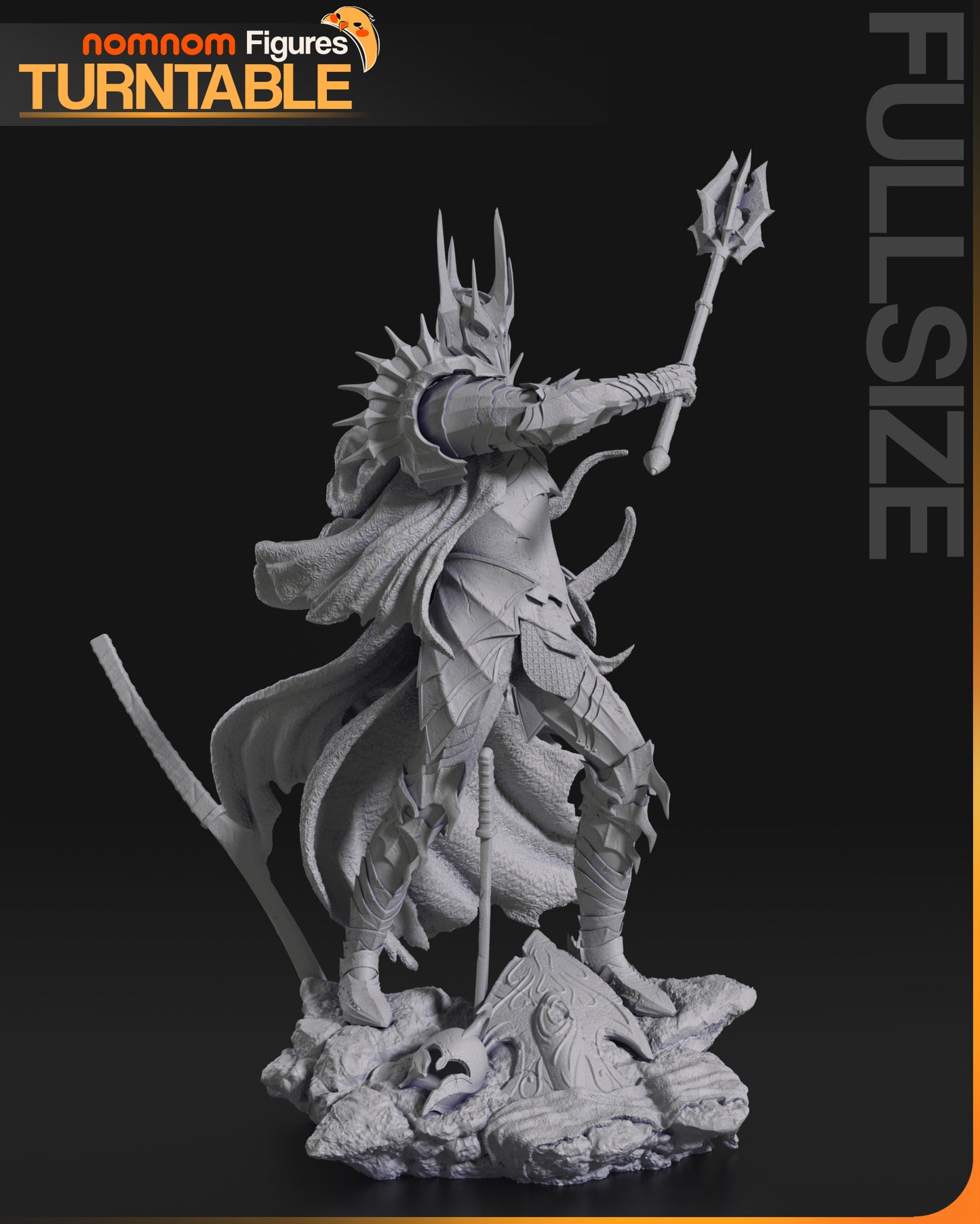Unpainted Sauron LOTR image 2