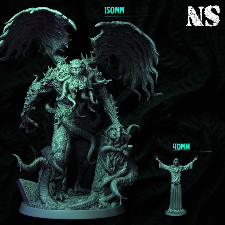 Unpainted Cthulhu - The Sleeper of R'lyeh